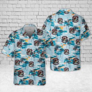 US Army H121 Long Range Surveillance Pocket Hawaiian Shirt, US Army Hawaiian Shirt, Military Aloha Shirt