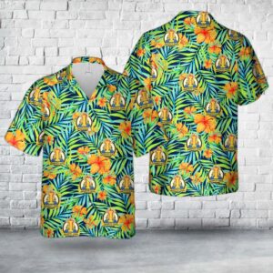 US Army I Corps Unit Crest Hawaiian Shirt, US Army Hawaiian Shirt, Military Aloha Shirt