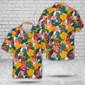 US Army Illinois Army National Guard 123rd Field Artillery Regiment Hawaiian Shirt, US Army Hawaiian Shirt, Military Aloha Shirt