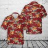 US Army Jump Wing Combat Infantry Airborne Badge Army CIB Hawaiian Shirt, US Army Hawaiian Shirt, Military Aloha Shirt