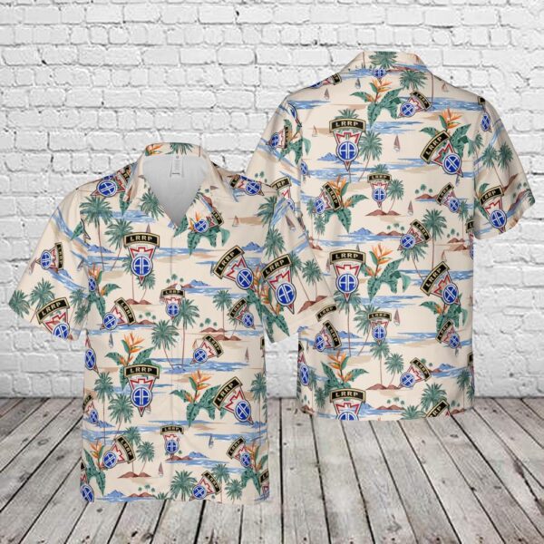 US Army LRRP 82nd Airborne Recondo School Hawaiian Shirt, US Army Hawaiian Shirt, Military Aloha Shirt