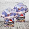 US Army M3A3 Bradley Fire Support Team Vehicle Christmas Hawaiian Shirt, US Army Hawaiian Shirt, Military Aloha Shirt