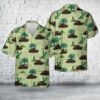US Army M4A3E2(76) Jumbo from the 37th Tank Battalion, 4th Armored Division Hawaiian Shirt