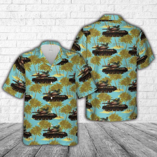 US Army M551 ACAV Merdc in the 1980s Hawaiian Shirt, US Army Hawaiian Shirt, Military Aloha Shirt