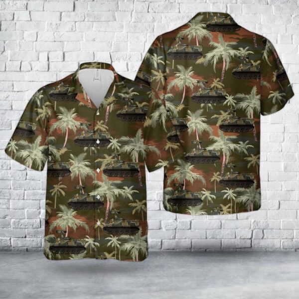 US Army M901A1 Hammer TOW launcher Tank Hunter Hawaiian Shirt, US Army Hawaiian Shirt, Military Aloha Shirt