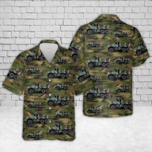 US Army M939 Truck Hawaiian Shirt, US Army Hawaiian Shirt, Military Aloha Shirt