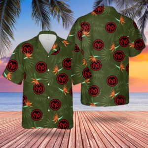 US Army New York Army National Guard 27th Infantry Brigade Combat Team Hawaiian Shirt, US Army Hawaiian Shirt, Military Aloha Shirt