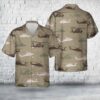 US Army Sikorsky UH-60 Black Hawk Silhouette Hawaiian Shirt, US Army Hawaiian Shirt, Military Aloha Shirt