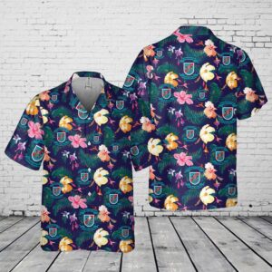 US Army Special 20th Special Forces Group (20th SFG)(A)) Pocket Hawaiian Shirt, US Army Hawaiian Shirt, Military Aloha Shirt