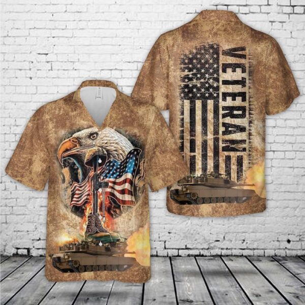 US Army Veteran Hawaiian Shirt, US Army Hawaiian Shirt, Military Aloha Shirt